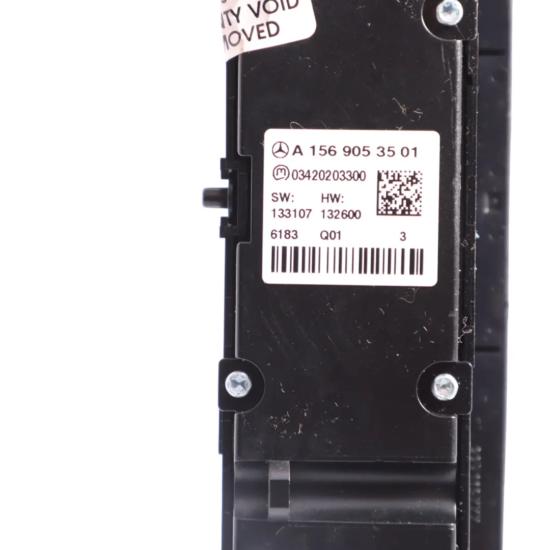 Mercedes X156 Interior Hazard Warning Button Switch Block Panel - SKU A1569053501 - Part number A1569053501