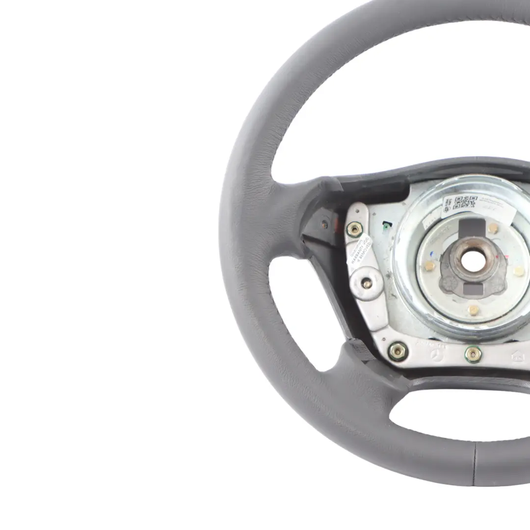 Mercedes ML W163 NEW Black Leather Steering Wheel Black Threads - SKU A1634600603 - Part number A1634600603