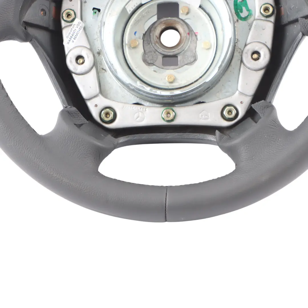 Leather Steering Wheel Black Threads to Mercedes ML W163 NEW Black with Part number A1634600603 Mercedes ML W163 NEW Black Leather Steering Wheel Black Threads - SKU A1634600603 - Part number A1634600603