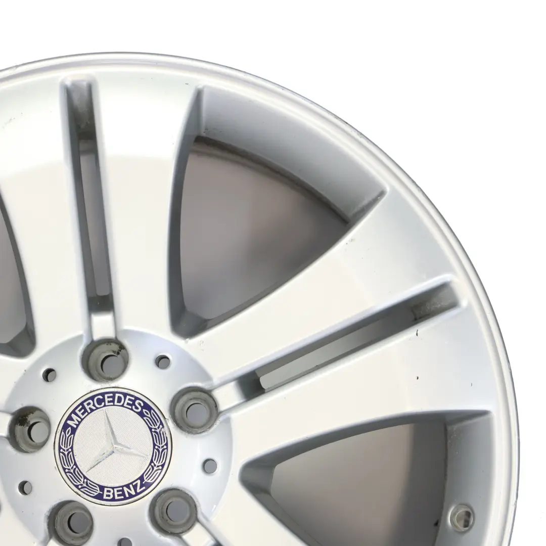Plata Llanta Aleación 19 "8.5J ET:56 Doble Spoke para Mercedes ML W164 con número de pieza A1644012102 Mercedes ML W164 Plata Llanta Aleación 19 "8.5J ET:56 Doble Spoke - SKU A1644012102-1 - Número de pieza A1644012102