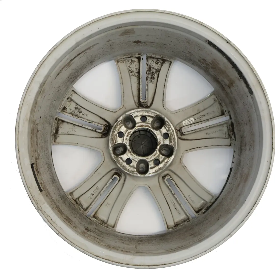 Silberne Alufelge 19" 8.5J ET:56 Doppelspeiche für Mercedes ML W164 mit Teilenummer A1644012102 Mercedes ML W164 Silberne Alufelge 19" 8.5J ET:56 Doppelspeiche - SKU A1644012102-2 - Teilenummer A1644012102