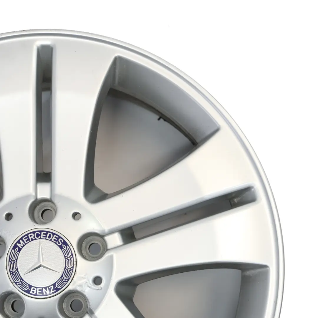 Plata Llanta Aleación 19" 8.5J ET:56 Doble Spoke para Mercedes ML W164 con número de pieza A1644012102 Mercedes ML W164 Plata Llanta Aleación 19" 8.5J ET:56 Doble Spoke - SKU A1644012102-2 - Número de pieza A1644012102