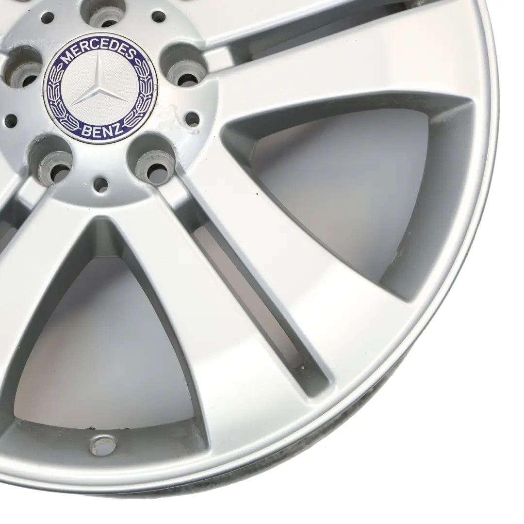 Rim Alloy 19" 8.5J ET:56 Double Spoke to Mercedes ML W164 Silver Wheel with Part number A1644012102 Mercedes ML W164 Silver Wheel Rim Alloy 19" 8.5J ET:56 Double Spoke - SKU A1644012102-2 - Part number A1644012102