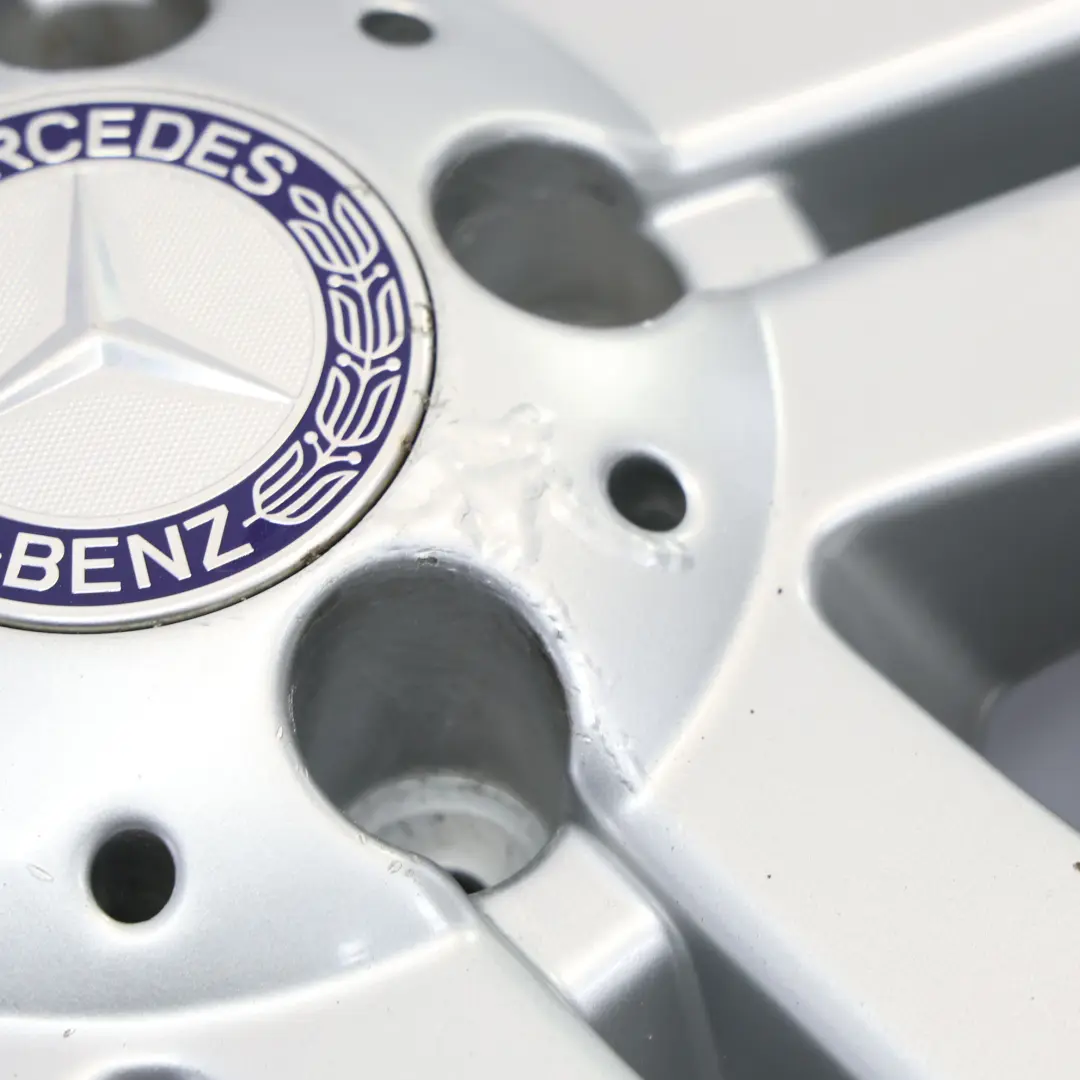 Argento Cerchio Lega 19" 8.5J ET:56 Doppie Razze per Mercedes ML W164 con numero di parte A1644012102 Mercedes ML W164 Argento Cerchio Lega 19" 8.5J ET:56 Doppie Razze - SKU A1644012102-2 - Numero di parte A1644012102