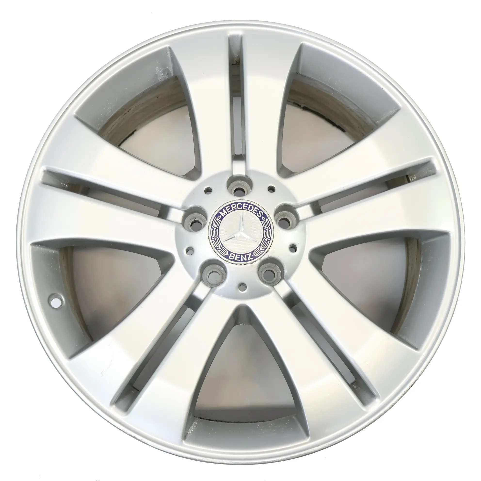 Mercedes ML W164 Silver Wheel Rim Alloy 19" 8.5J ET:56 Double Spoke A1644012102