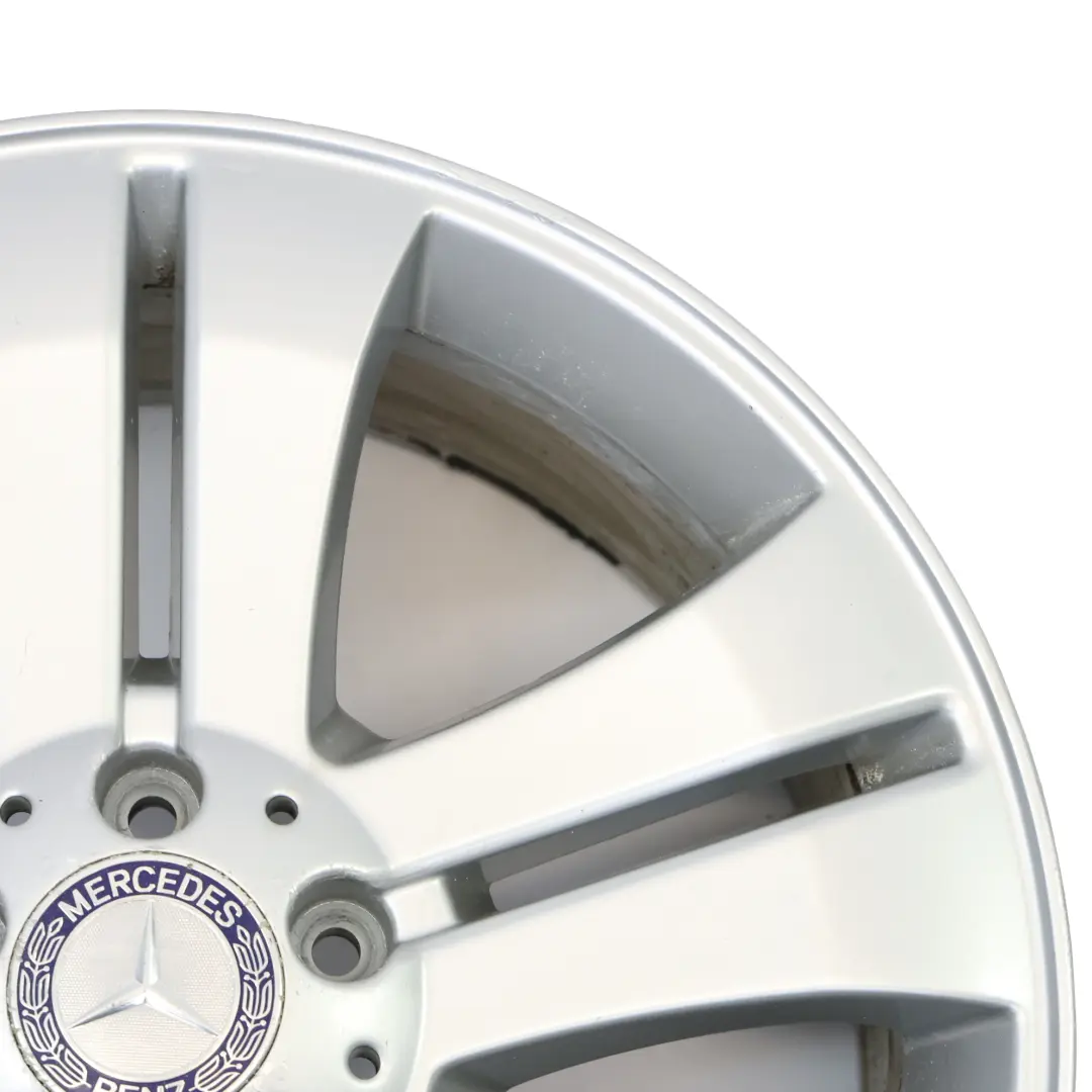 Mercedes ML W164 Silver Wheel Rim Alloy 19" 8.5J ET:56 Double Spoke - SKU A1644012102-3 - Part number A1644012102