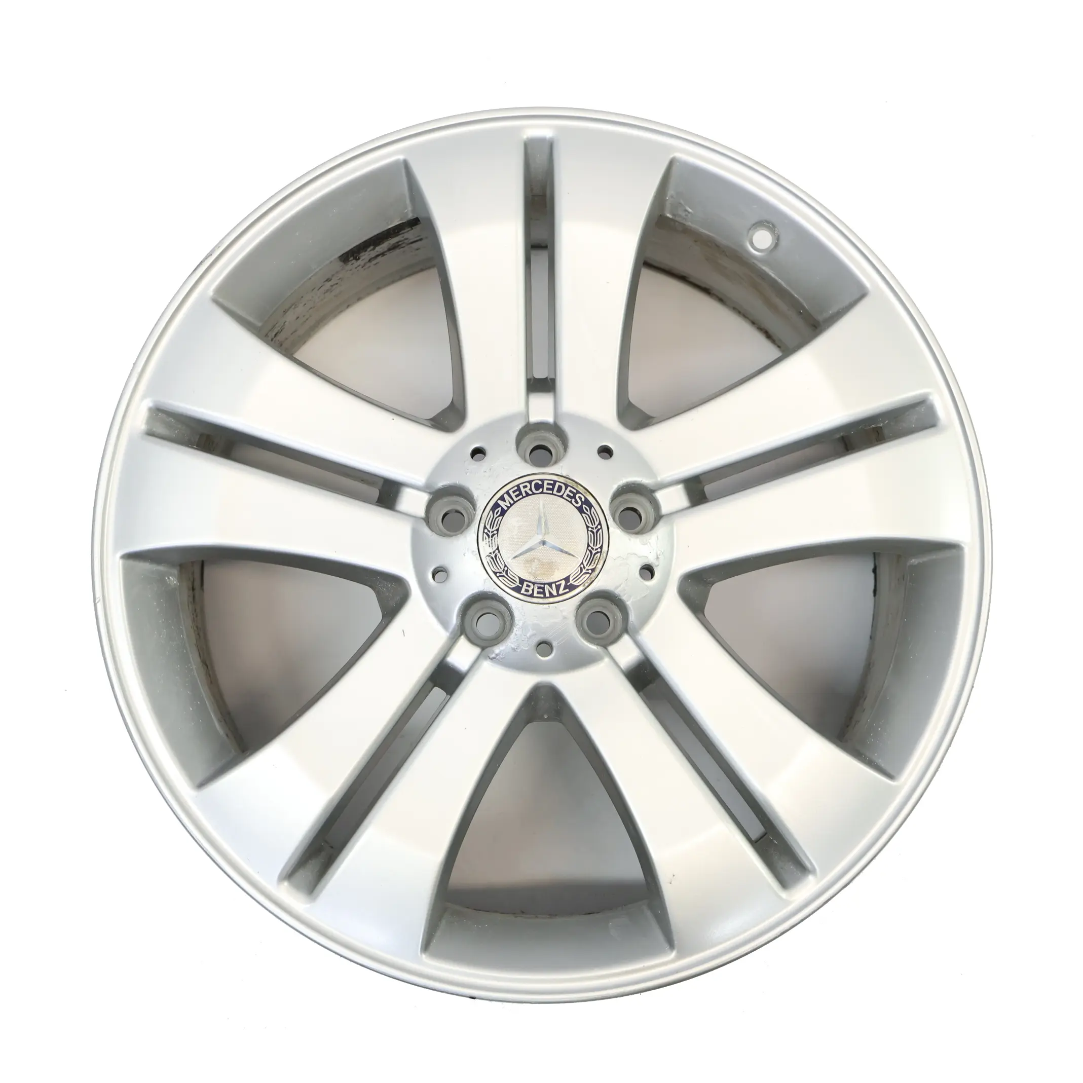 Mercedes ML W164 Silver Wheel Rim Alloy 19" 8.5J ET:56 Double Spoke A1644012102