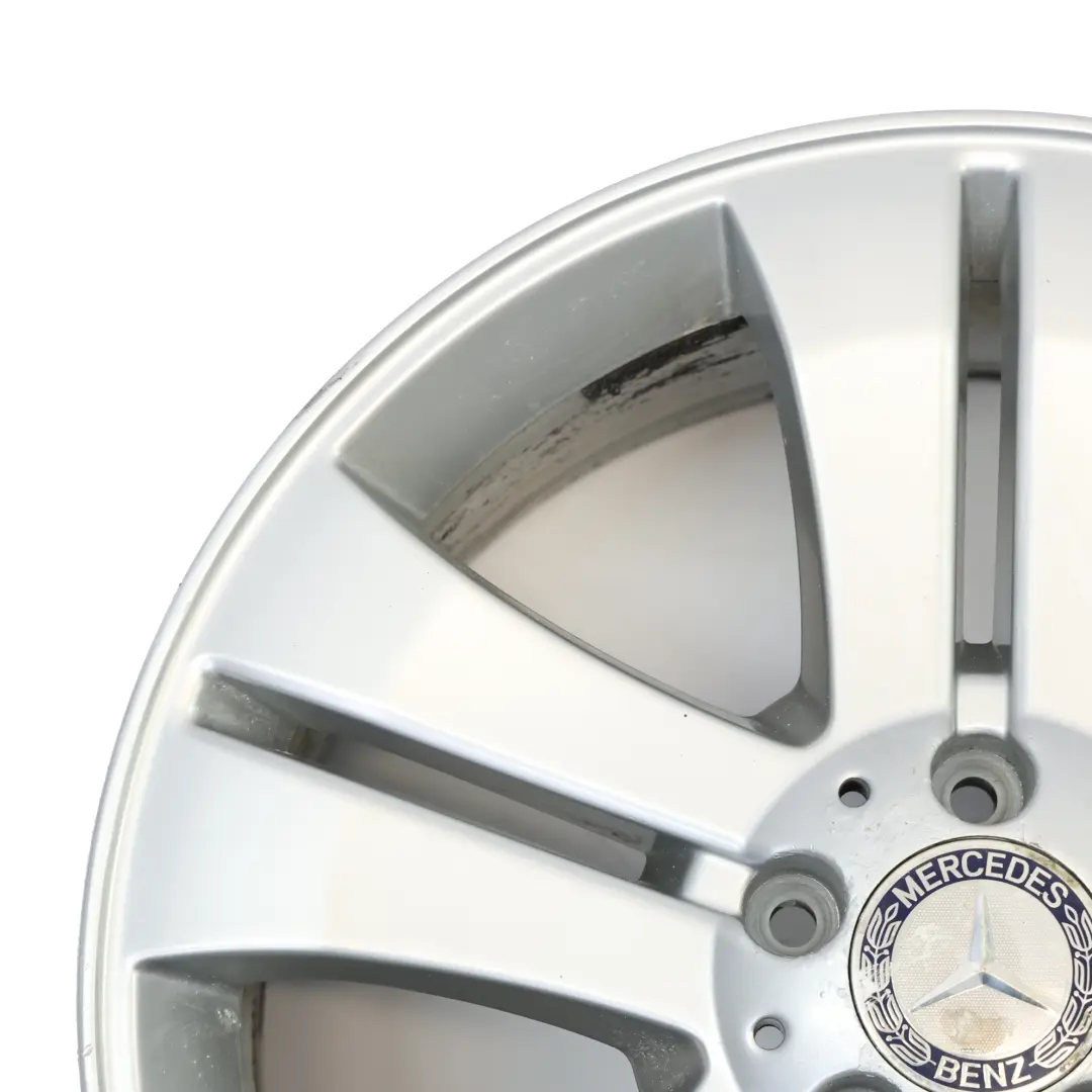 Rim Alloy 19" 8.5J ET:56 Double Spoke to Mercedes ML W164 Silver Wheel with Part number A1644012102 Mercedes ML W164 Silver Wheel Rim Alloy 19" 8.5J ET:56 Double Spoke - SKU A1644012102-4 - Part number A1644012102