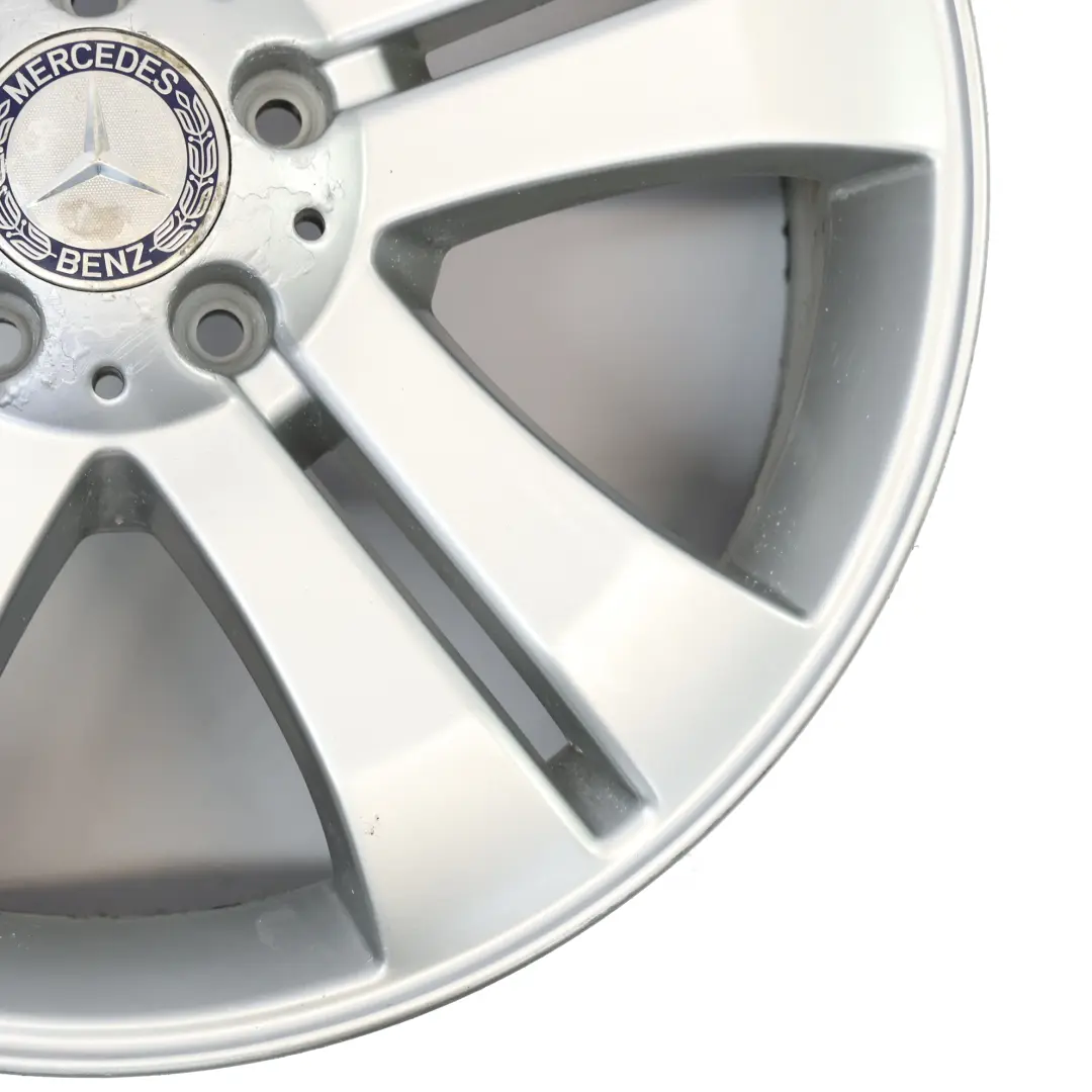 Rim Alloy 19" 8.5J ET:56 Double Spoke to Mercedes ML W164 Silver Wheel with Part number A1644012102 Mercedes ML W164 Silver Wheel Rim Alloy 19" 8.5J ET:56 Double Spoke - SKU A1644012102-4 - Part number A1644012102