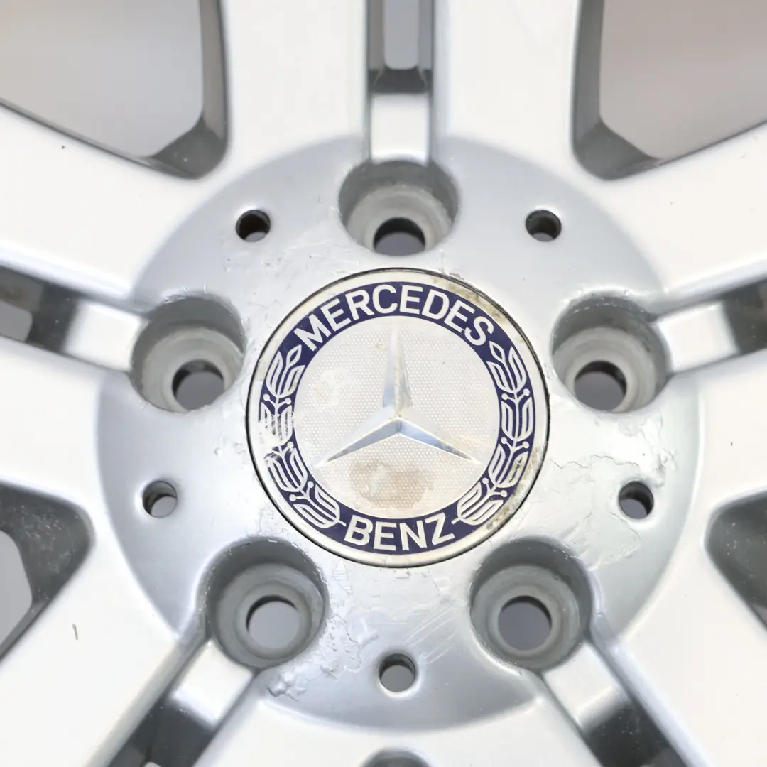 Rim Alloy 19" 8.5J ET:56 Double Spoke to Mercedes ML W164 Silver Wheel with Part number A1644012102 Mercedes ML W164 Silver Wheel Rim Alloy 19" 8.5J ET:56 Double Spoke - SKU A1644012102-4 - Part number A1644012102