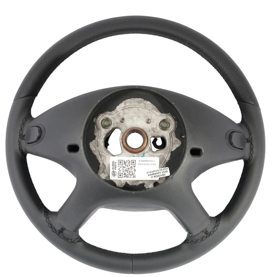 Mercedes ML W164 NEU Leder Schwarz Lenkrad mit Schwarz Fäden - SKU A1644605103-1 - Teilenummer A1644605103