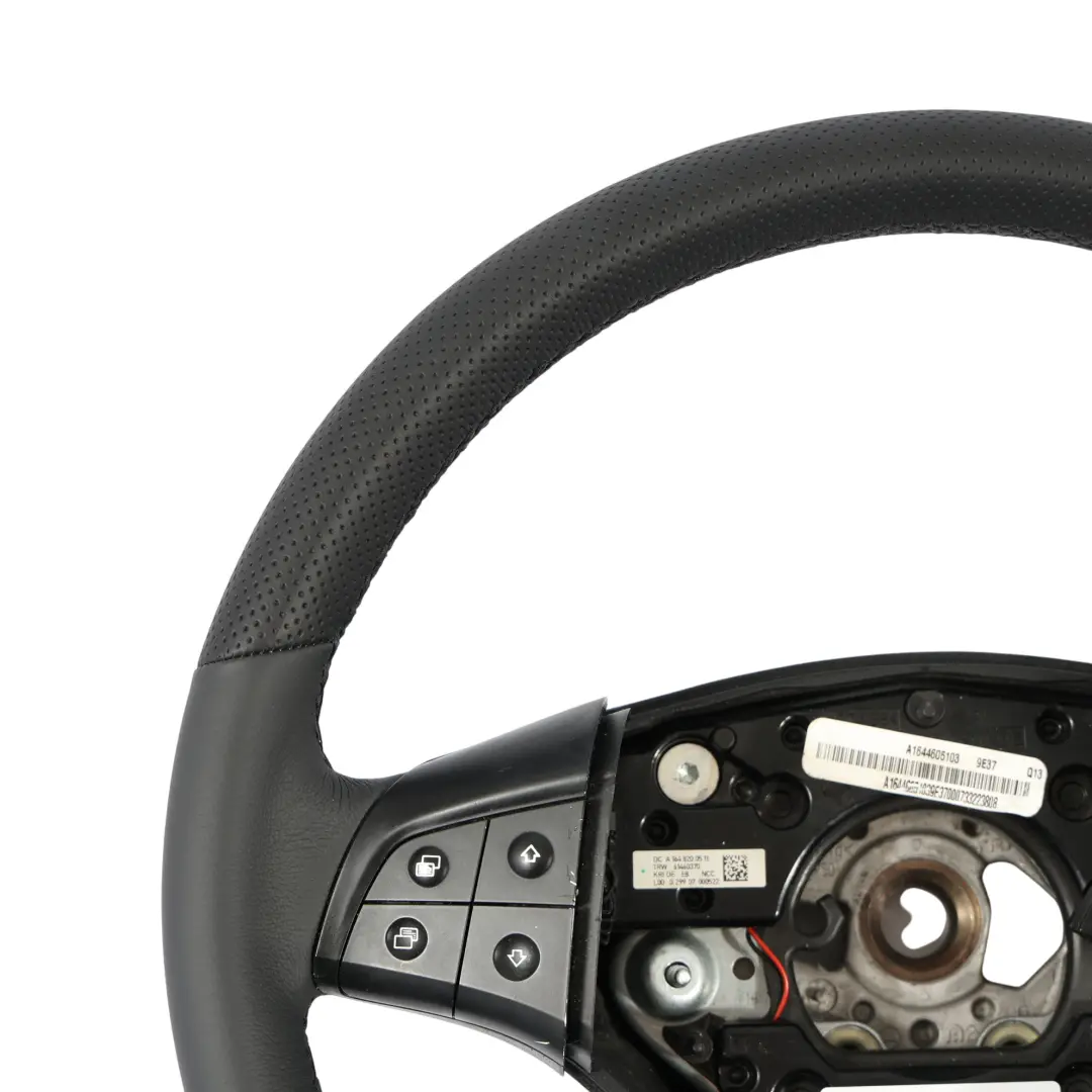 Mercedes ML W164 NEW Leather Steering Wheel with Black Threads - SKU A1644605103-1 - Part number A1644605103
