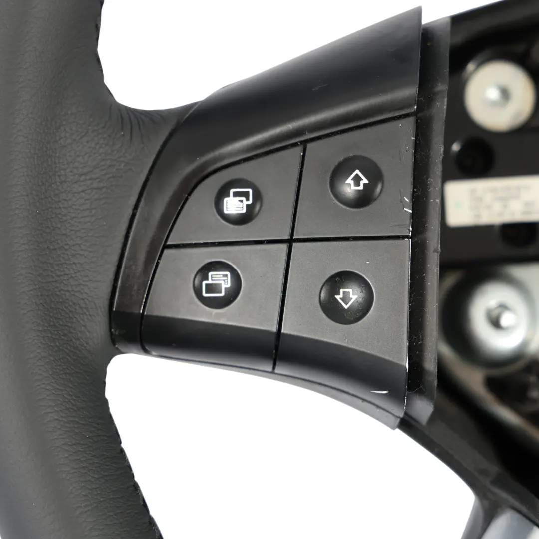 Leather Steering Wheel with Black Threads to Mercedes ML W164 NEW with Part number A1644605103 Mercedes ML W164 NEW Leather Steering Wheel with Black Threads - SKU A1644605103-1 - Part number A1644605103