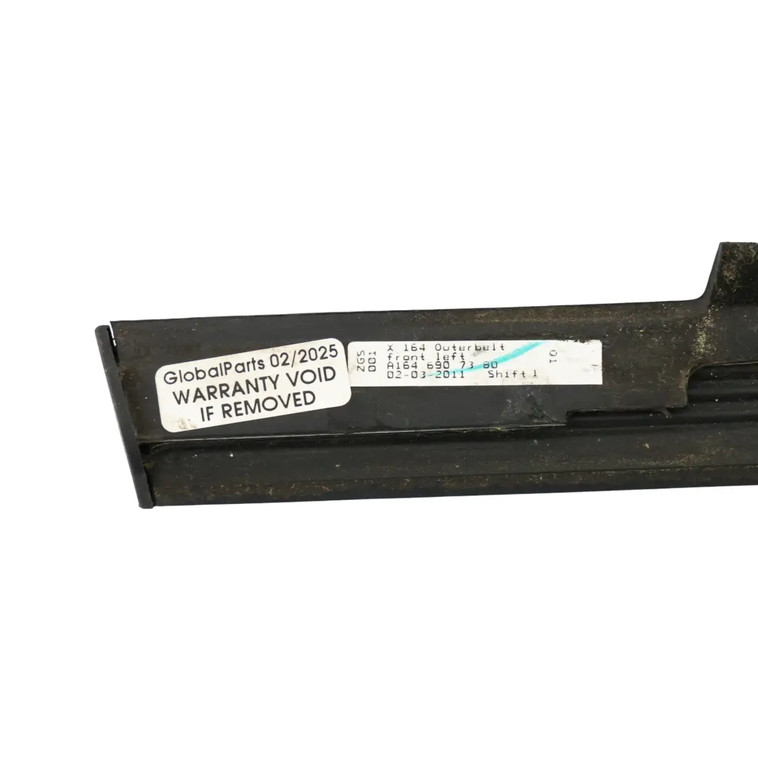 Mercedes W164 Window Strip Seal Door Front Left N/S Trim Moulding - SKU A1646907380 - Part number A1646907380