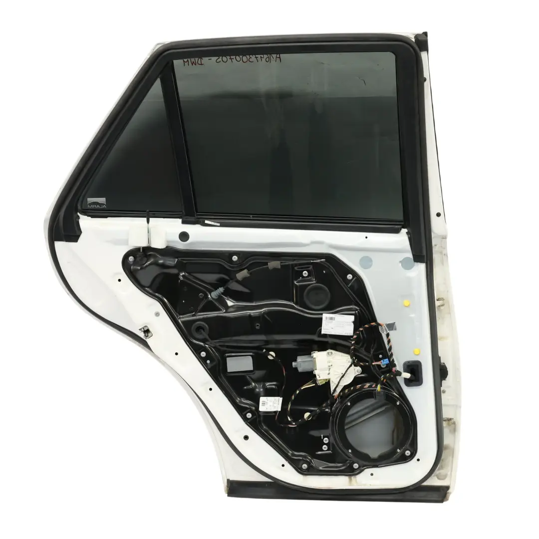 Door Rear Left N/S Diamond White Metallic - 799 to Mercedes ML W164 with Part number A1647300705 Mercedes ML W164 Door Rear Left N/S Diamond White Metallic - 799 - SKU A1647300705-DWM - Part number A1647300705