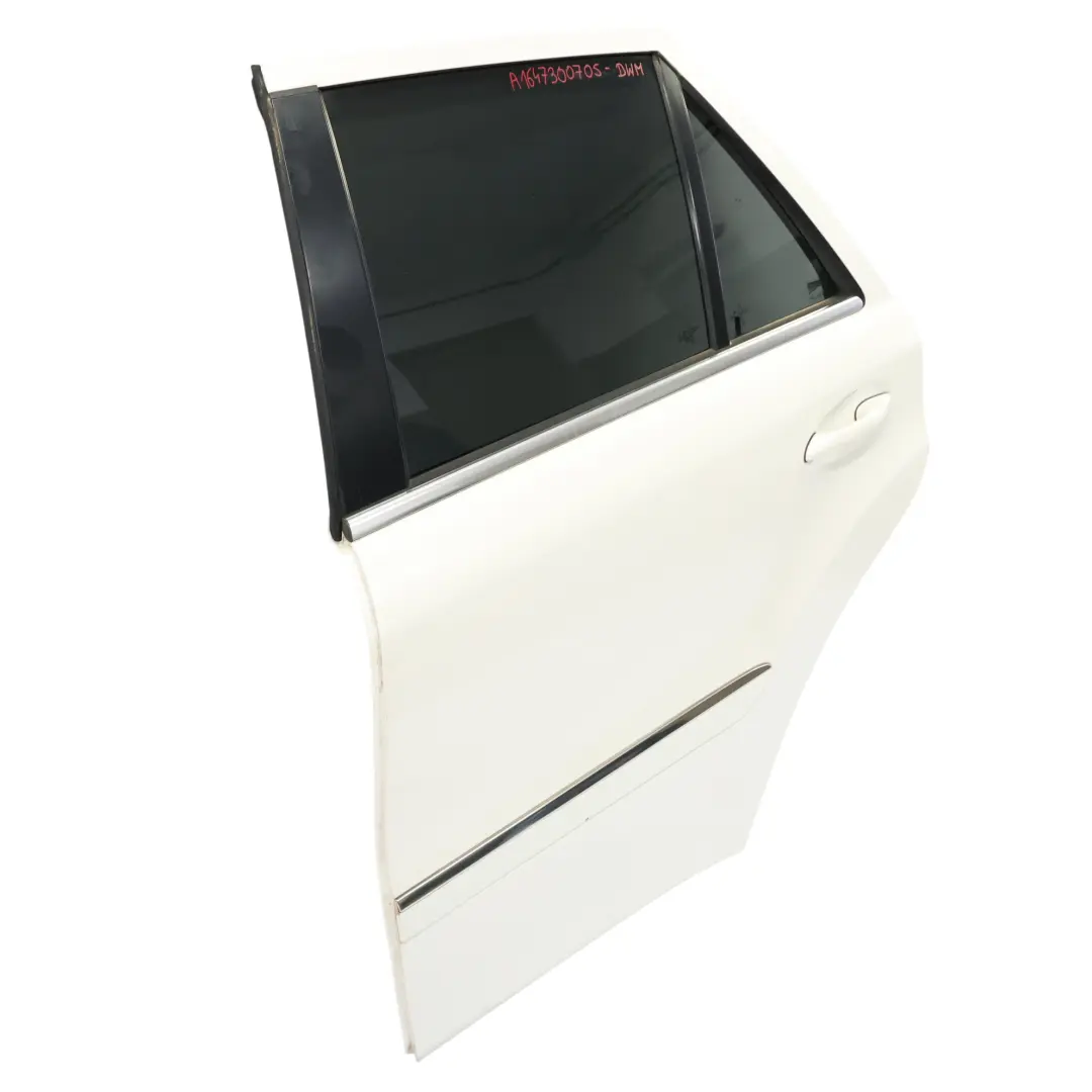 Arrière Gauche Diamond White Blanc - 799 pour Mercedes ML W164 Porte à propos du numéro de pièce A1647300705 Mercedes ML W164 Porte Arrière Gauche Diamond White Blanc - 799 - SKU A1647300705-DWM - Numéro de pièce A1647300705