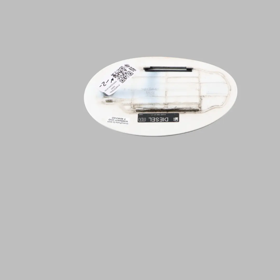 Filler Flap Cap Cover Diamond White - 799 to Mercedes W164 Fuel with Part number A1647570006 Mercedes W164 Fuel Filler Flap Cap Cover Diamond White - 799 - SKU A1647570006-DWM - Part number A1647570006