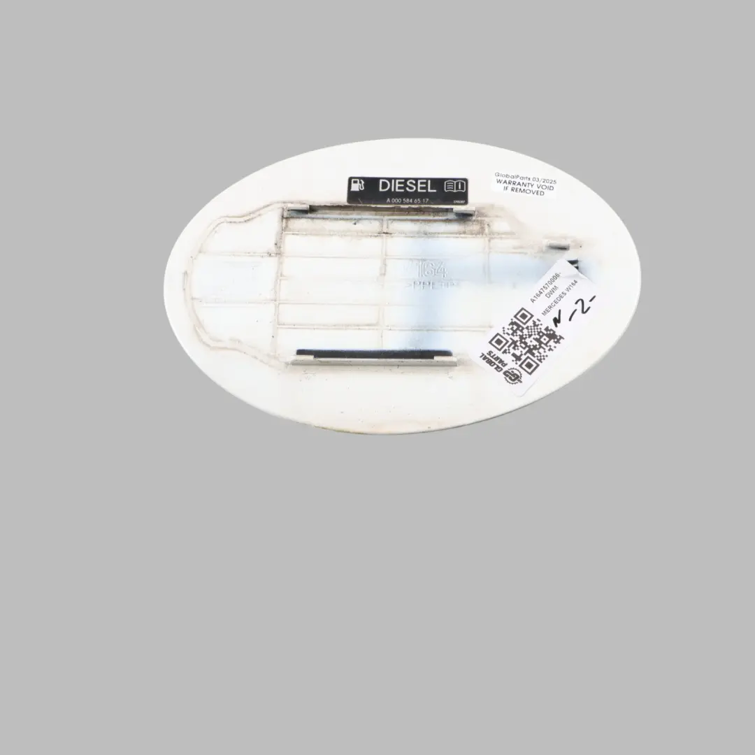 Mercedes W164 Fuel Filler Flap Cap Cover Diamond White - 799 - SKU A1647570006-DWM - Part number A1647570006