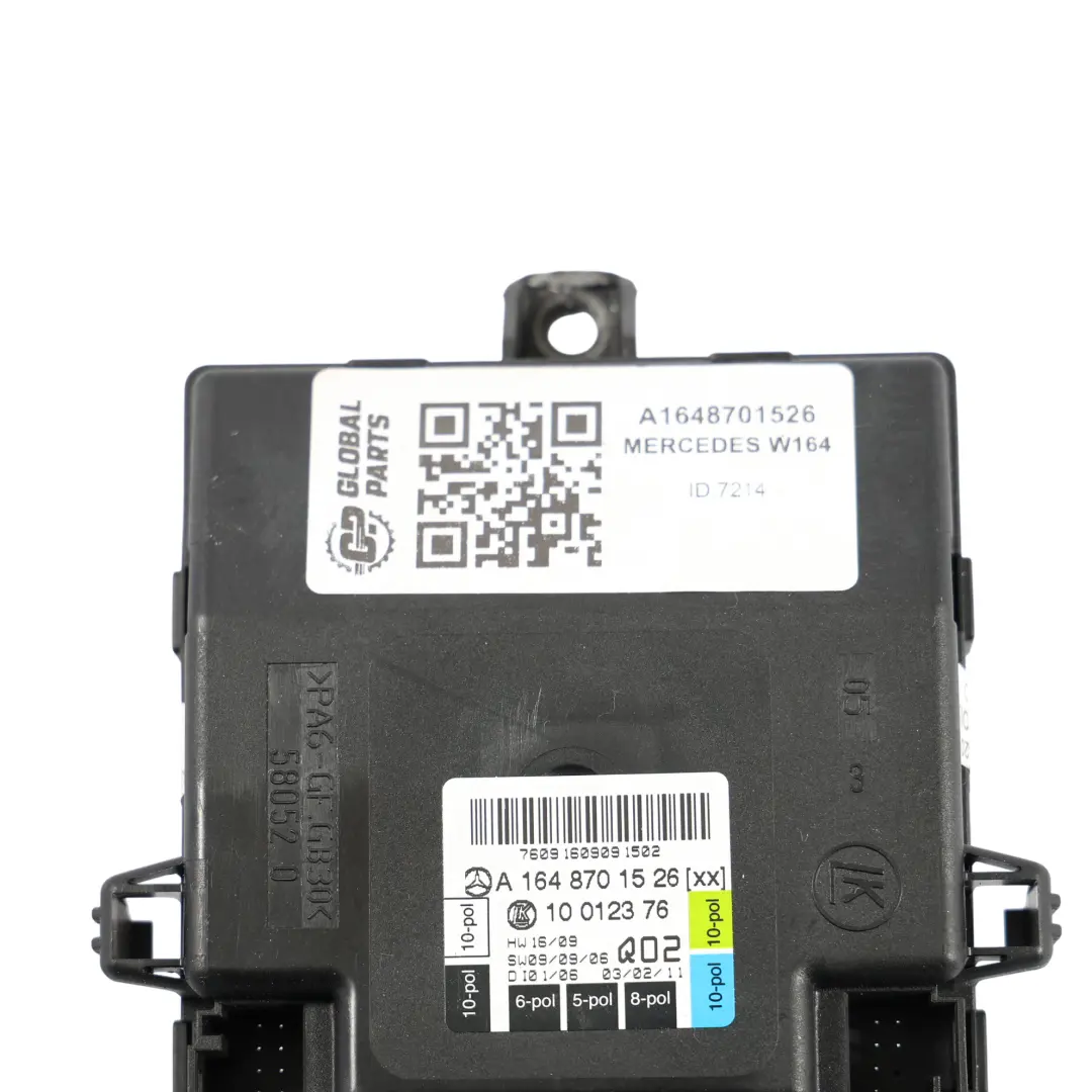 Mercedes W164 Module De Commande De Porte Avant Gauche Unité ECU - SKU A1648701526 - Numéro de pièce A1648701526