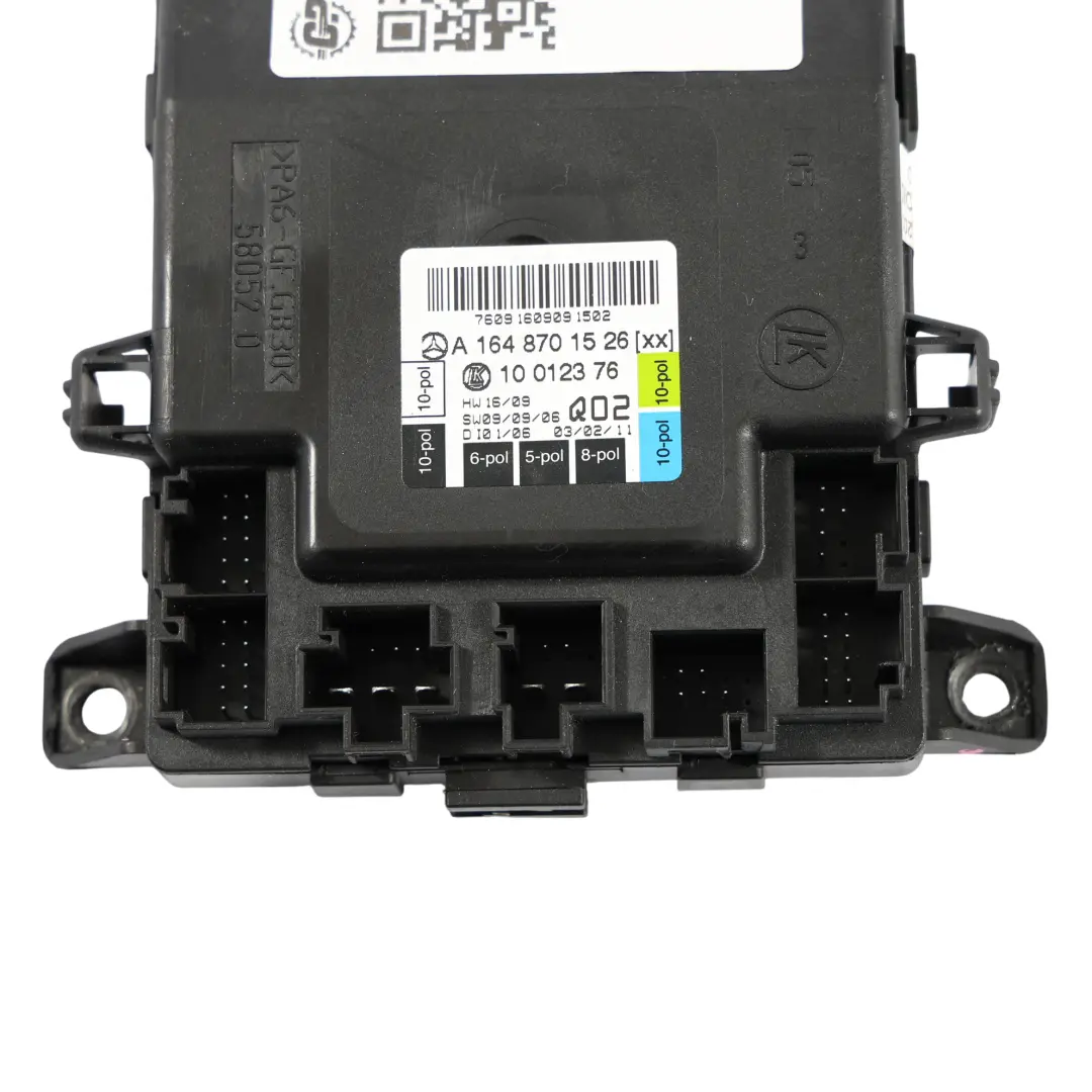 Mercedes W164 Door Control Module Front Left N/S Unit ECU - SKU A1648701526 - Part number A1648701526