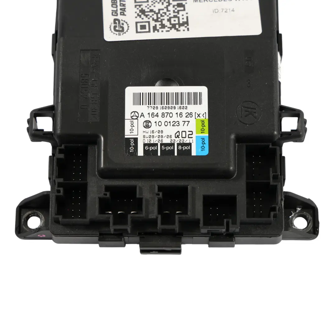 Mercedes W164 Door Control Module Front Right O/S Unit ECU - SKU A1648701626 - Part number A1648701626