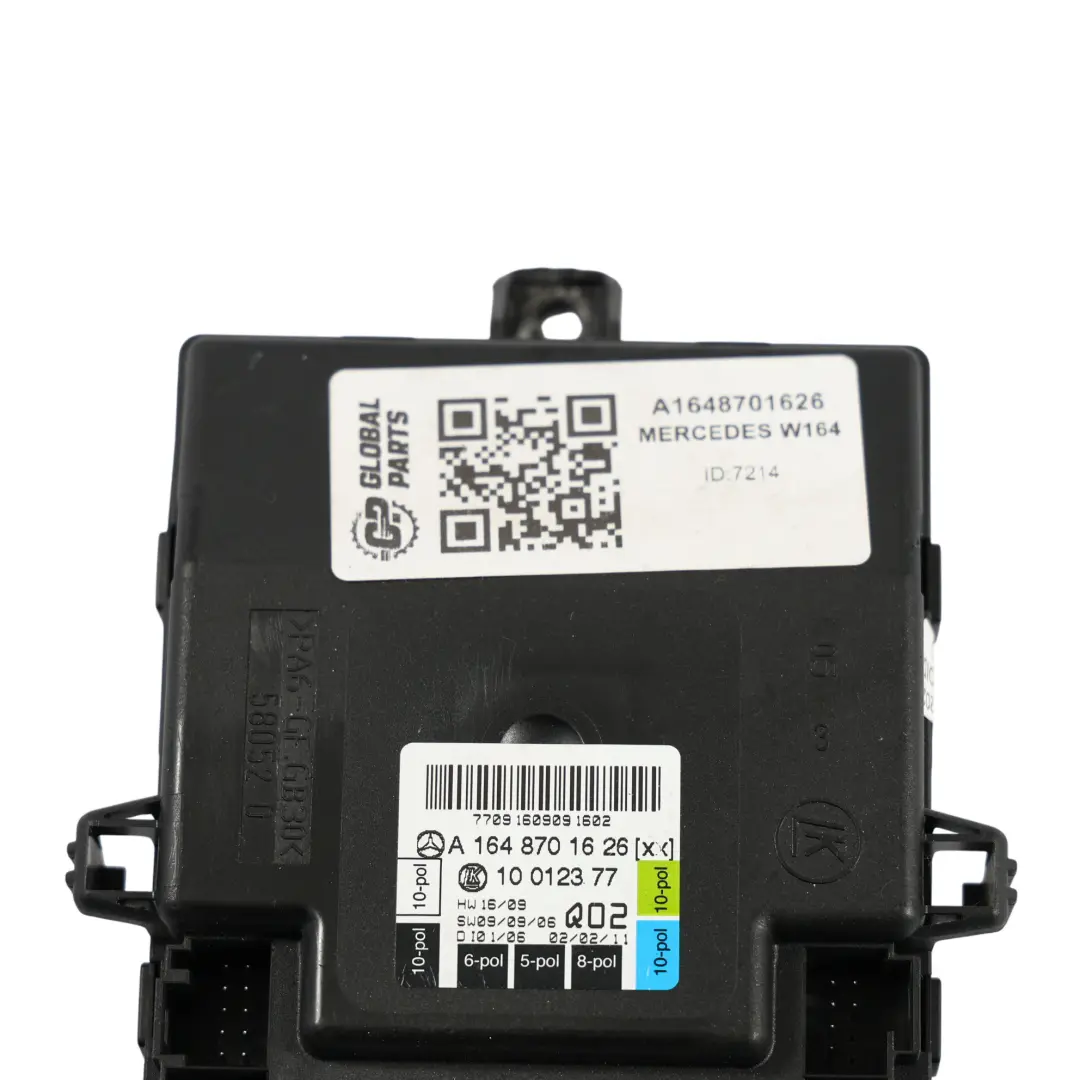 Mercedes W164 Door Control Module Front Right O/S Unit ECU - SKU A1648701626 - Part number A1648701626