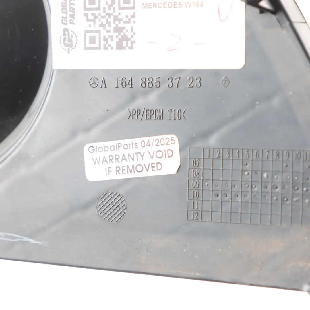 Mercedes W164 Front Bumper Fog Light Lamp Cover Left N/S Grille - SKU A1648853723 - Part number A1648853723