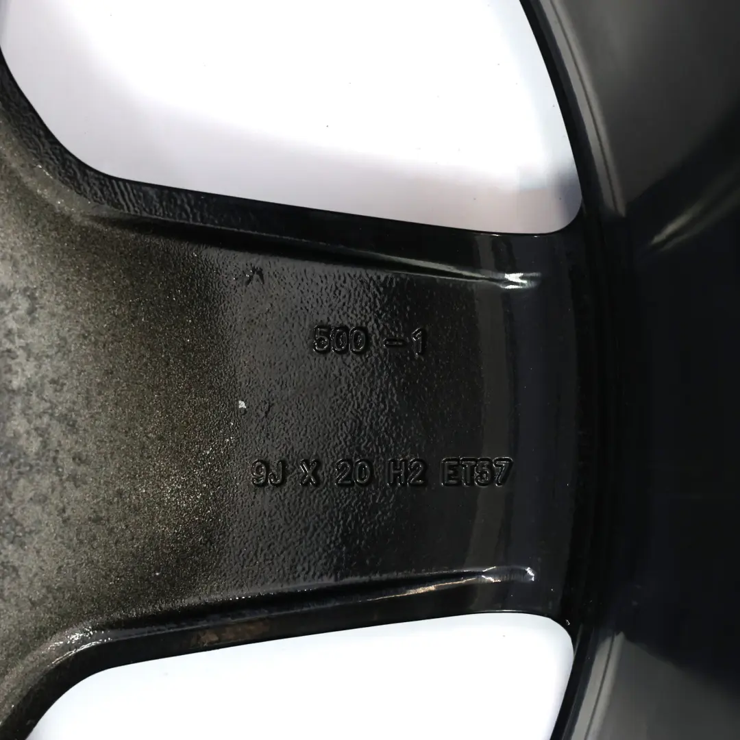 Mercedes ML W166 Bicolor AMG Alloy Wheel Rim 20" 5 Spoke 9J ET:57 - SKU A1664012002-7 - Part number A1664012002