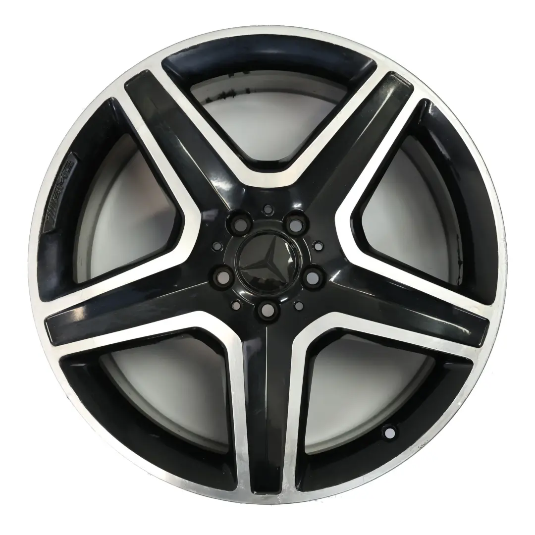 Mercedes ML W166 Bicolor AMG Alloy Wheel Rim 20" 5 Spoke 9J ET:57 - SKU A1664012002-8 - Part number A1664012002