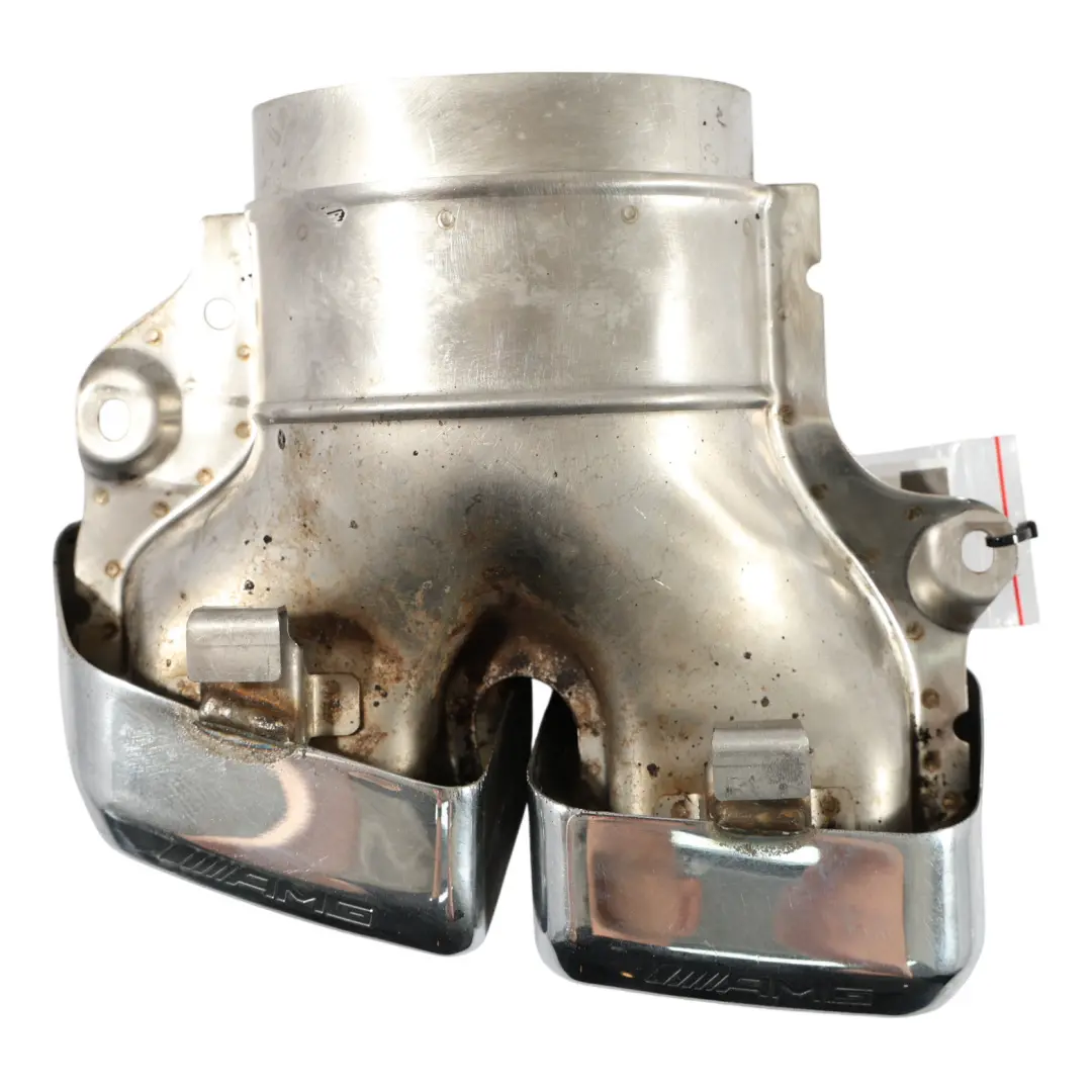 Terminale Di Scarico Posteriore Sinistro AMG Tubo Cromato per Mercedes W166 ML 63 con numero di parte A1664901527 Mercedes W166 ML 63 Terminale Di Scarico Posteriore Sinistro AMG Tubo Cromato - SKU A1664901527 - Numero di parte A1664901527