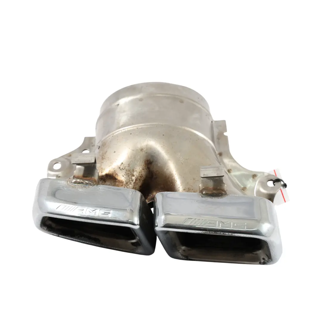 Mercedes W166 ML 63 Exhaust Tip Rear Left N/S AMG Exhaust Muffler Pipe Chrome - SKU A1664901527 - Part number A1664901527