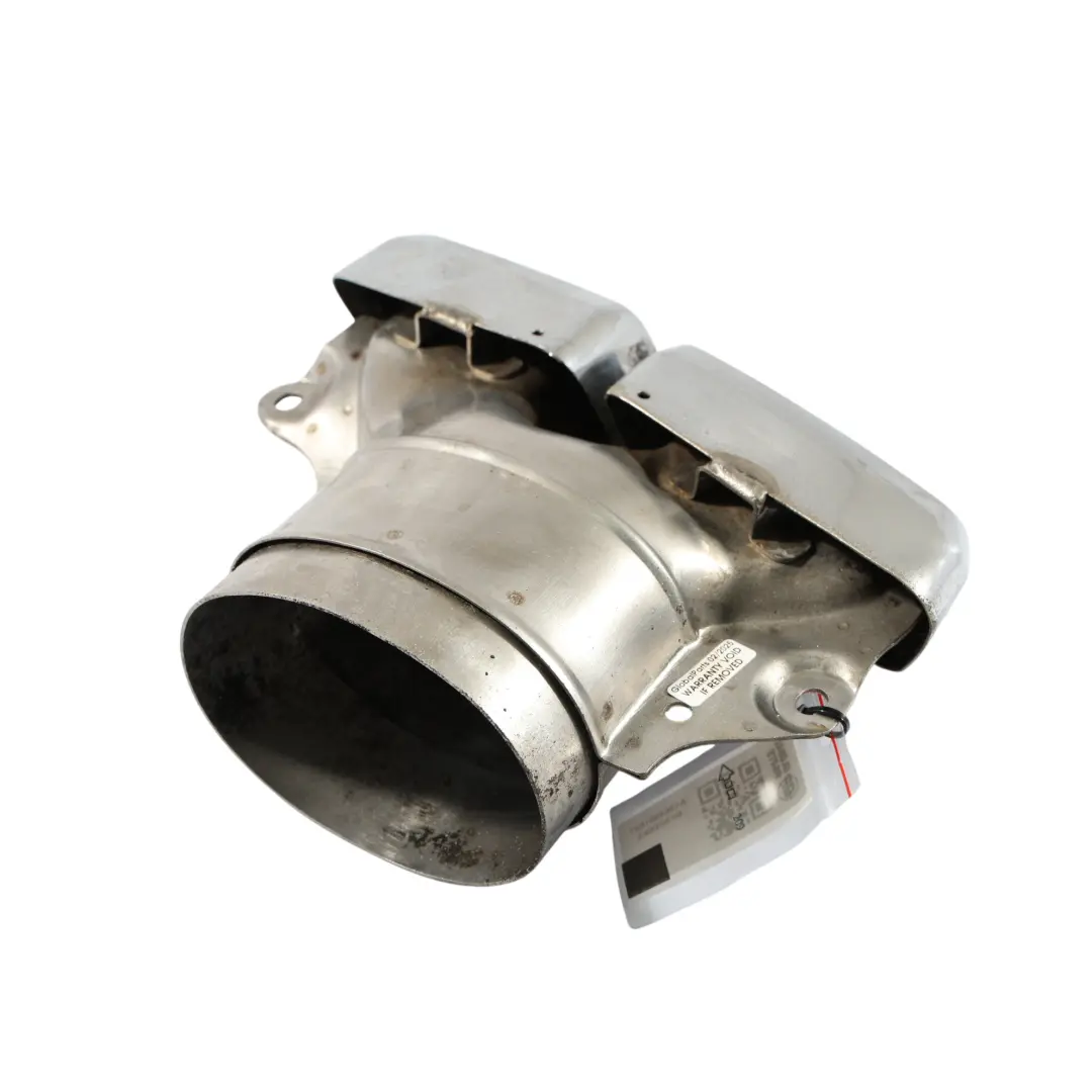 Mercedes W166 ML 63 Auspuff Spitze Hinten Rechts AMG Endschalldämpfer Rohr Chrom - SKU A1664901627 - Teilenummer A1664901627