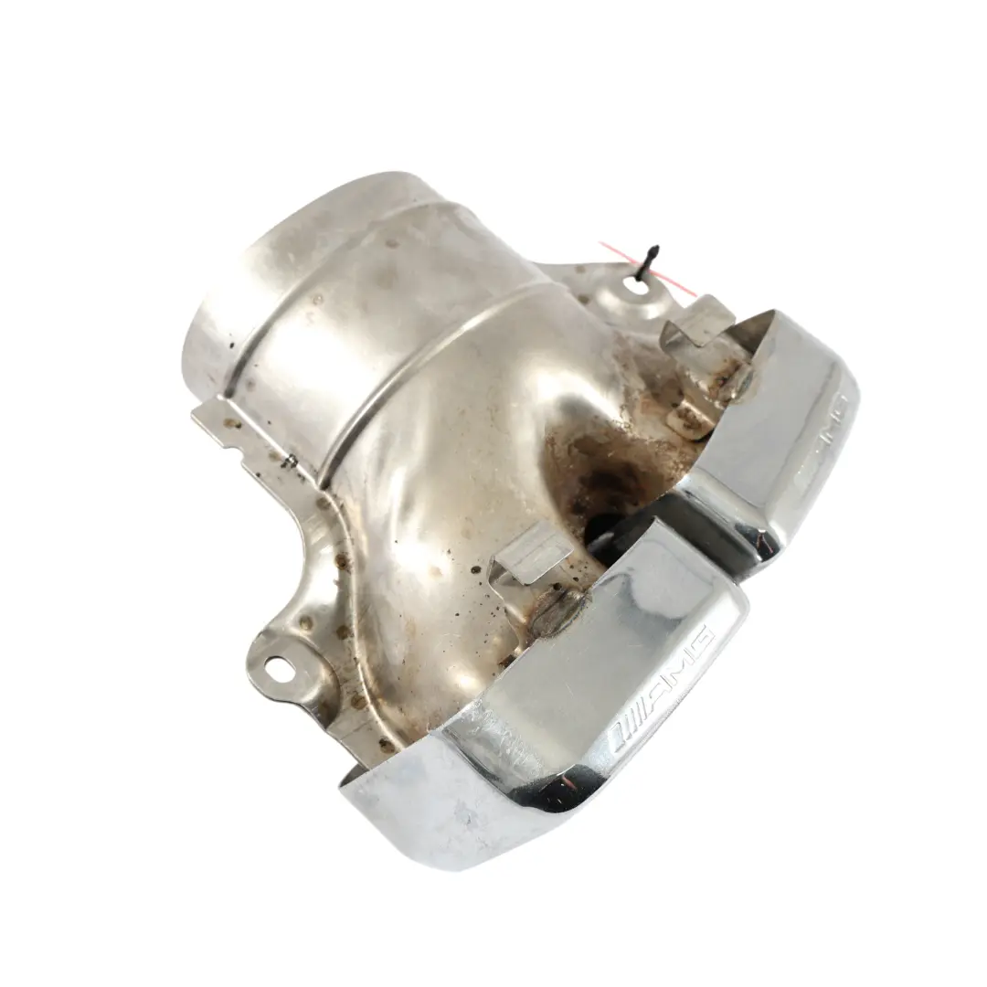 Mercedes W166 ML 63 Exhaust Tip Rear Right O/S AMG Exhaust Muffler Pipe Chrome - SKU A1664901627 - Part number A1664901627
