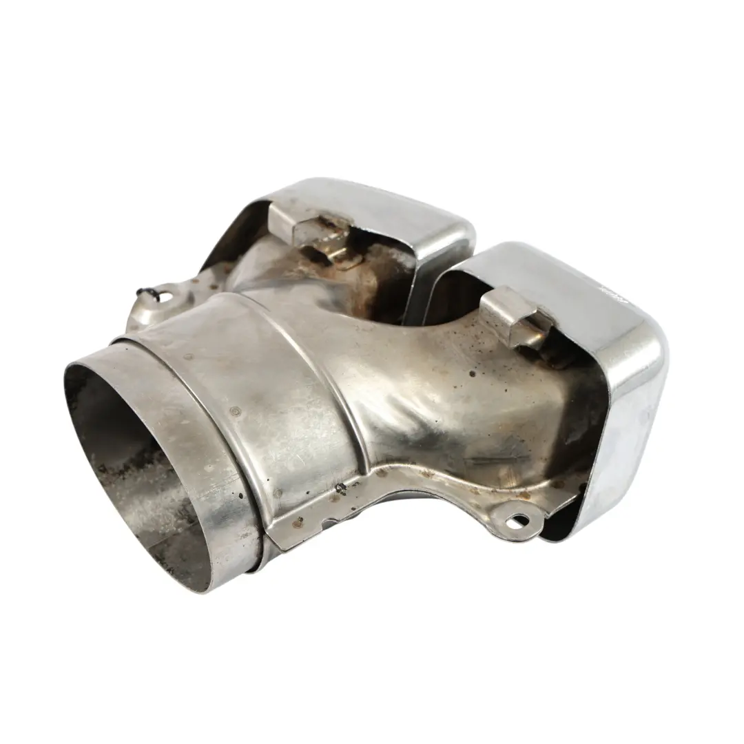Mercedes W166 ML 63 Exhaust Tip Rear Right O/S AMG Exhaust Muffler Pipe Chrome - SKU A1664901627 - Part number A1664901627