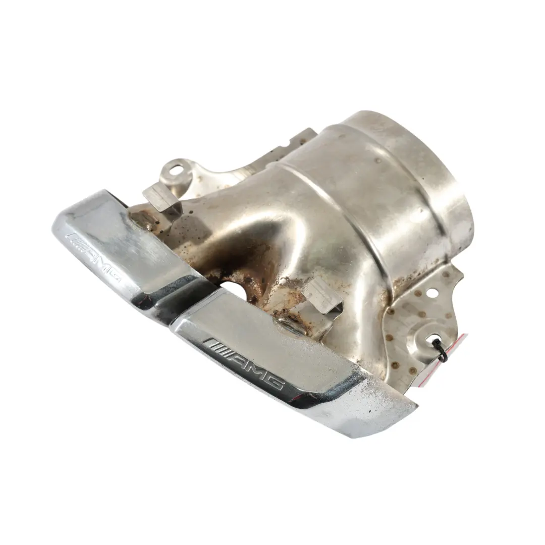 Mercedes W166 ML 63 Auspuff Spitze Hinten Rechts AMG Endschalldämpfer Rohr Chrom - SKU A1664901627 - Teilenummer A1664901627
