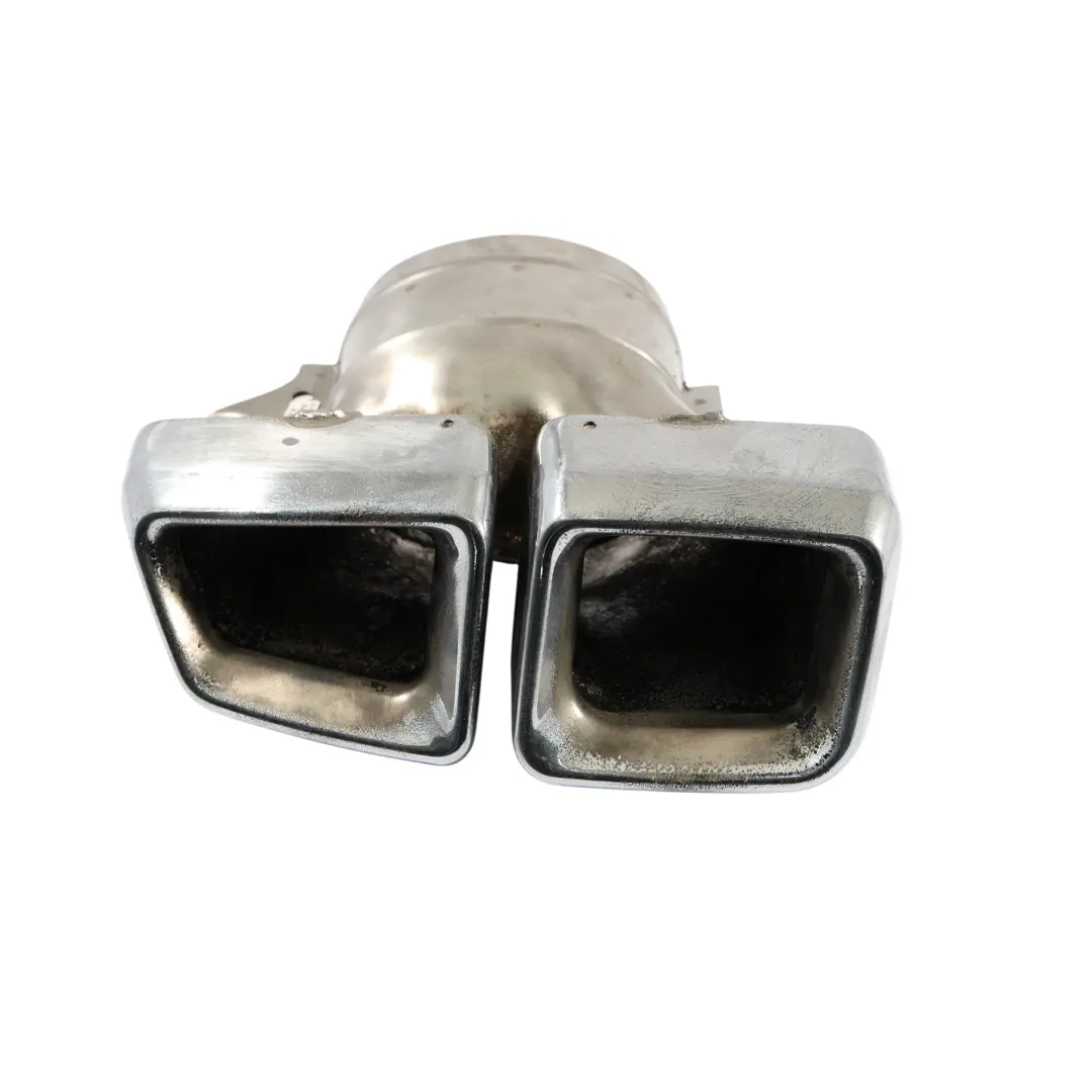 Mercedes W166 ML 63 Exhaust Tip Rear Right O/S AMG Exhaust Muffler Pipe Chrome - SKU A1664901627 - Part number A1664901627