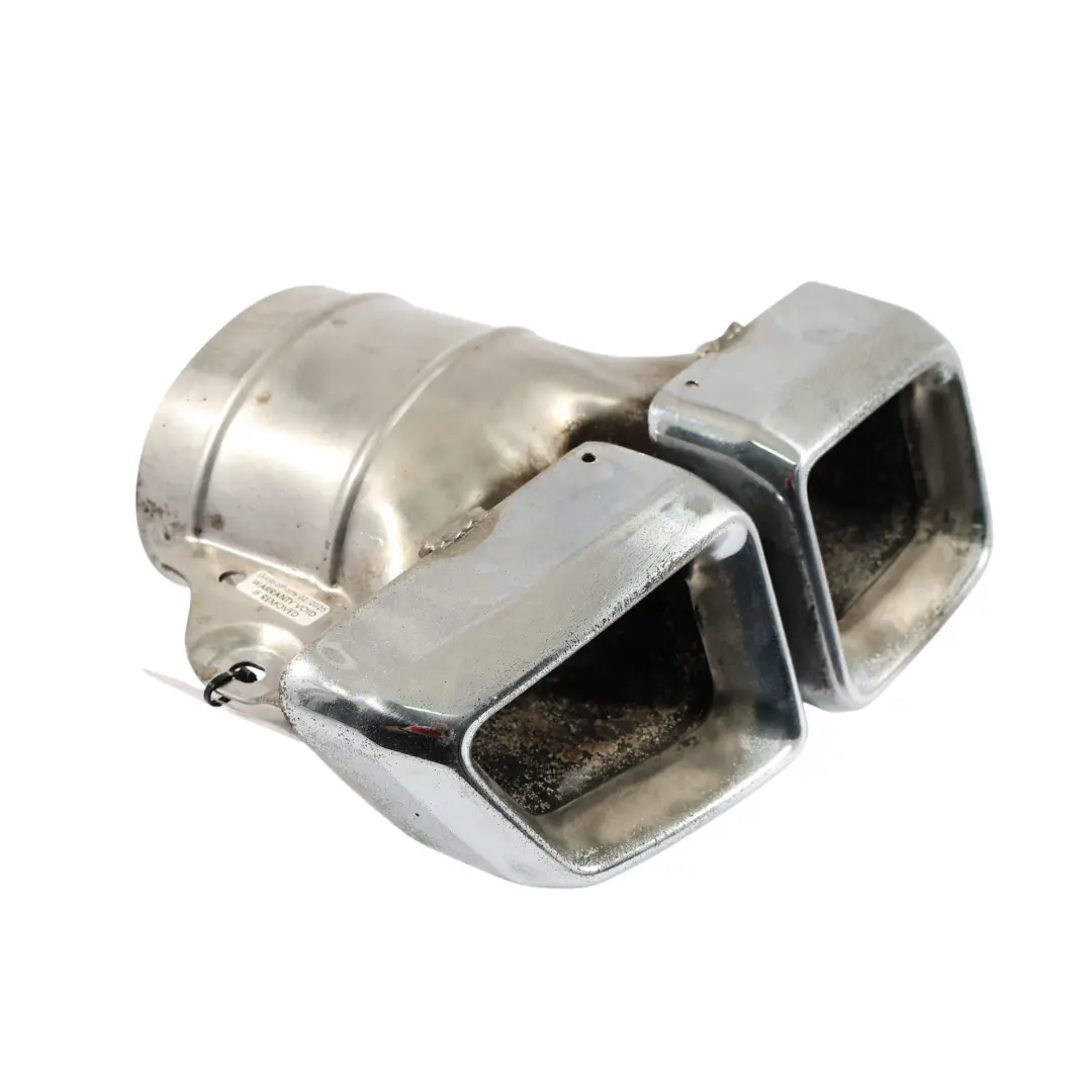 Mercedes W166 ML 63 Exhaust Tip Rear Right O/S AMG Exhaust Muffler Pipe Chrome - SKU A1664901627 - Part number A1664901627