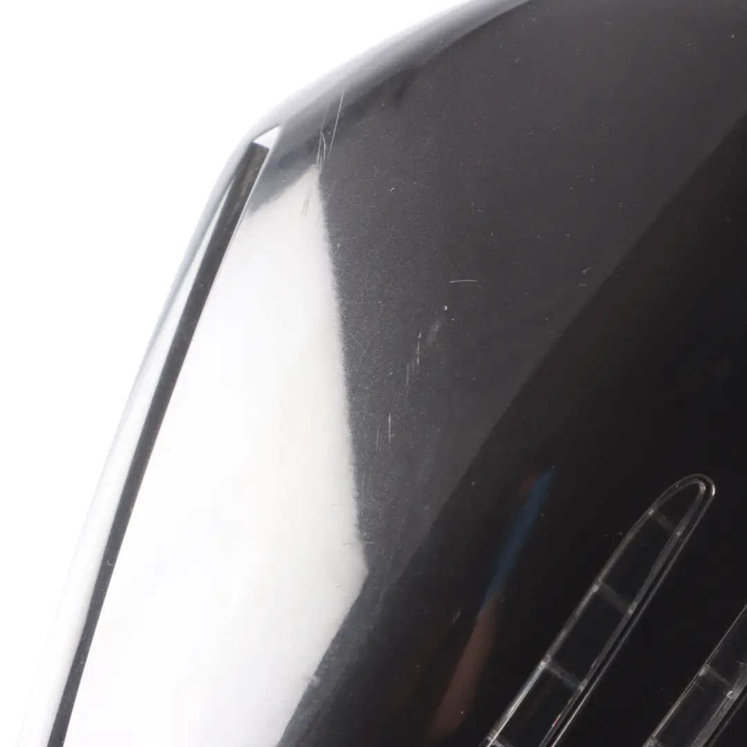 Wing Mirror Cover Cap Trim Right O/S Obsidian Black - 197 to Mercedes W164 with Part number A1668100264 Mercedes W164 Wing Mirror Cover Cap Trim Right O/S Obsidian Black - 197 - SKU A1668100264-OB - Part number A1668100264