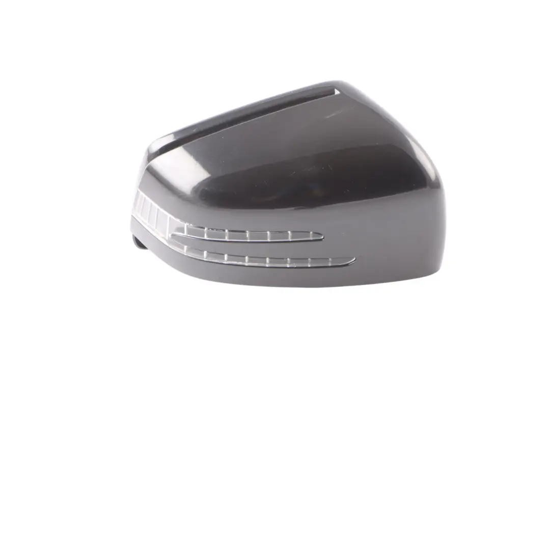 Wing Mirror Cover Cap Trim Right O/S Obsidian Black - 197 to Mercedes W164 with Part number A1668100264 Mercedes W164 Wing Mirror Cover Cap Trim Right O/S Obsidian Black - 197 - SKU A1668100264-OB - Part number A1668100264