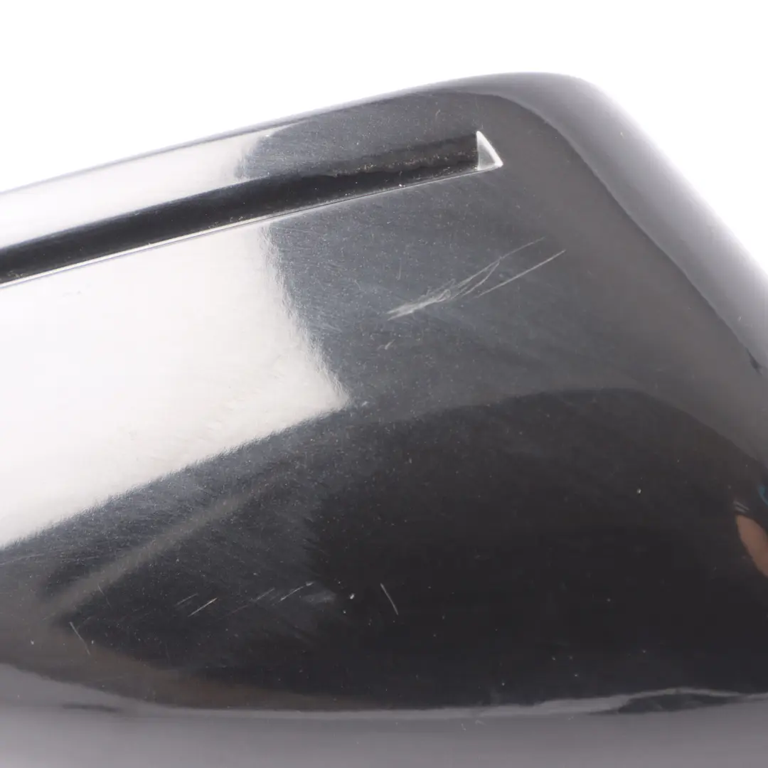 Wing Mirror Cover Cap Trim Right O/S Obsidian Black - 197 to Mercedes W164 with Part number A1668100264 Mercedes W164 Wing Mirror Cover Cap Trim Right O/S Obsidian Black - 197 - SKU A1668100264-OB - Part number A1668100264