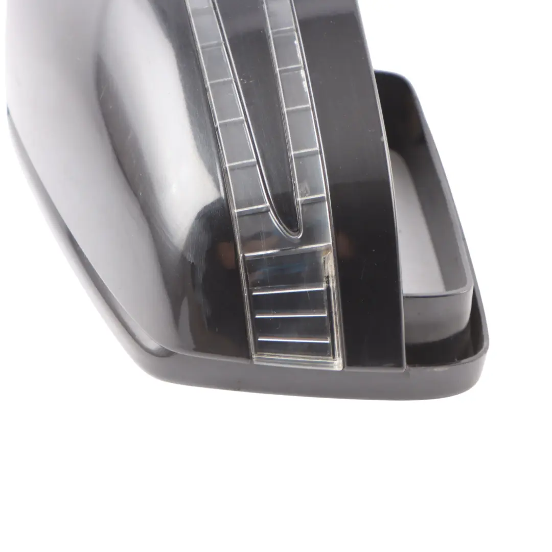 Wing Mirror Cover Cap Trim Right O/S Obsidian Black - 197 to Mercedes W164 with Part number A1668100264 Mercedes W164 Wing Mirror Cover Cap Trim Right O/S Obsidian Black - 197 - SKU A1668100264-OB - Part number A1668100264