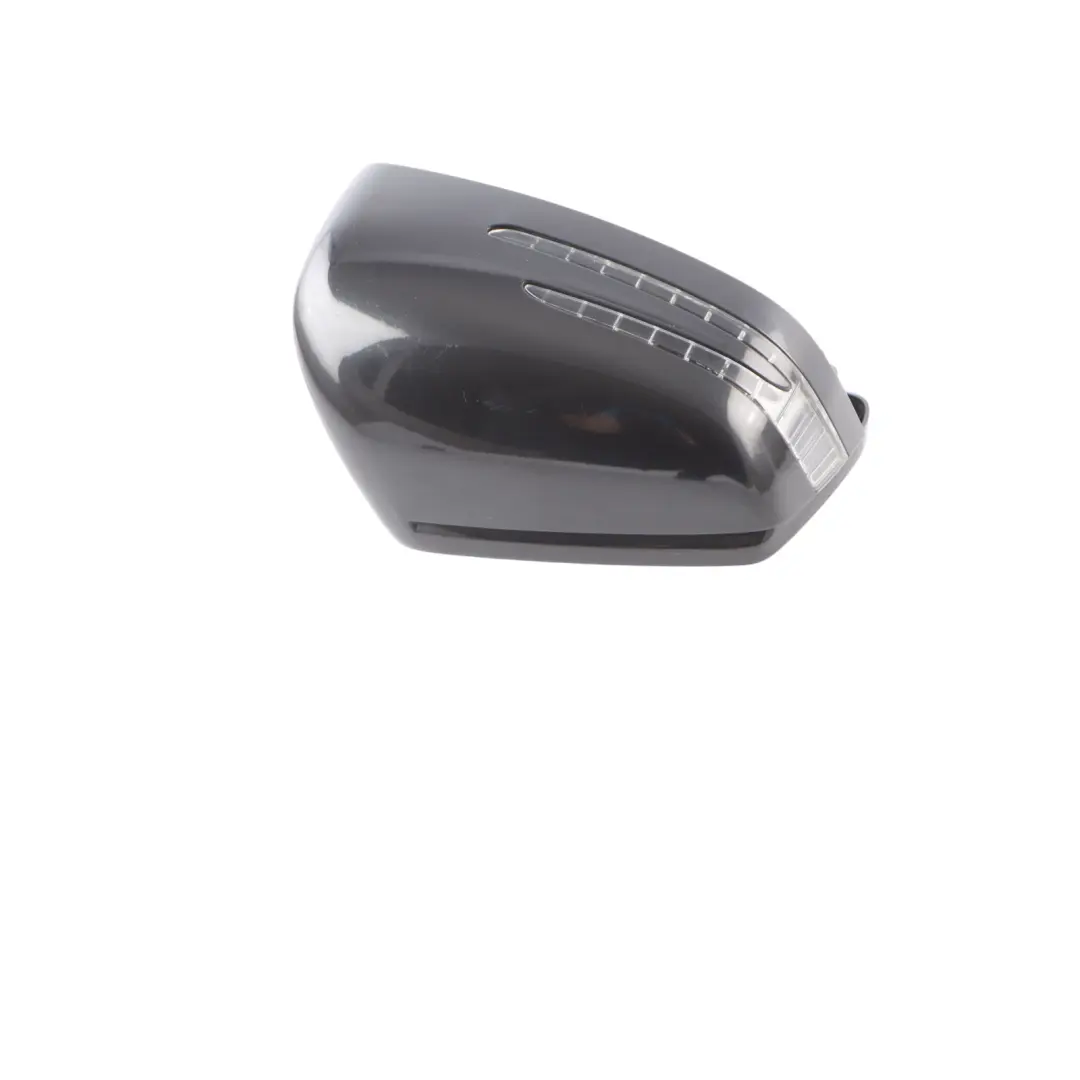 Wing Mirror Cover Cap Trim Right O/S Obsidian Black - 197 to Mercedes W164 with Part number A1668100264 Mercedes W164 Wing Mirror Cover Cap Trim Right O/S Obsidian Black - 197 - SKU A1668100264-OB - Part number A1668100264