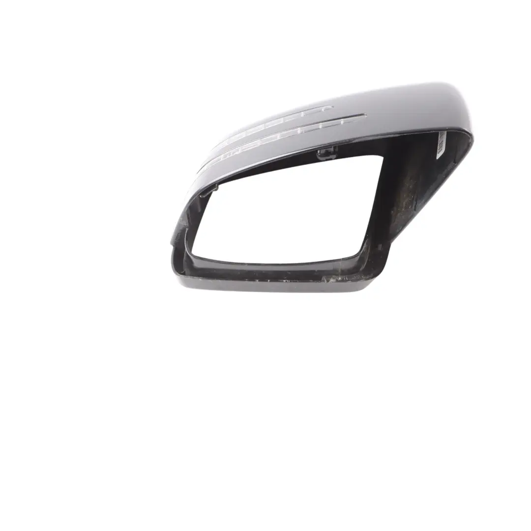 Wing Mirror Cover Cap Trim Right O/S Obsidian Black - 197 to Mercedes W164 with Part number A1668100264 Mercedes W164 Wing Mirror Cover Cap Trim Right O/S Obsidian Black - 197 - SKU A1668100264-OB - Part number A1668100264