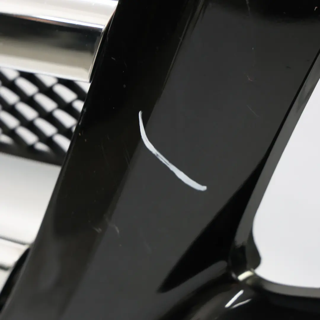 Front Bumper AMG Trim Panel Cover Obsidian Black Metallic - 197 to Mercedes W166 with Part number A1668856525 Mercedes W166 Front Bumper AMG Trim Panel Cover Obsidian Black Metallic - 197 - SKU A1668856525-OB - Part number A1668856525