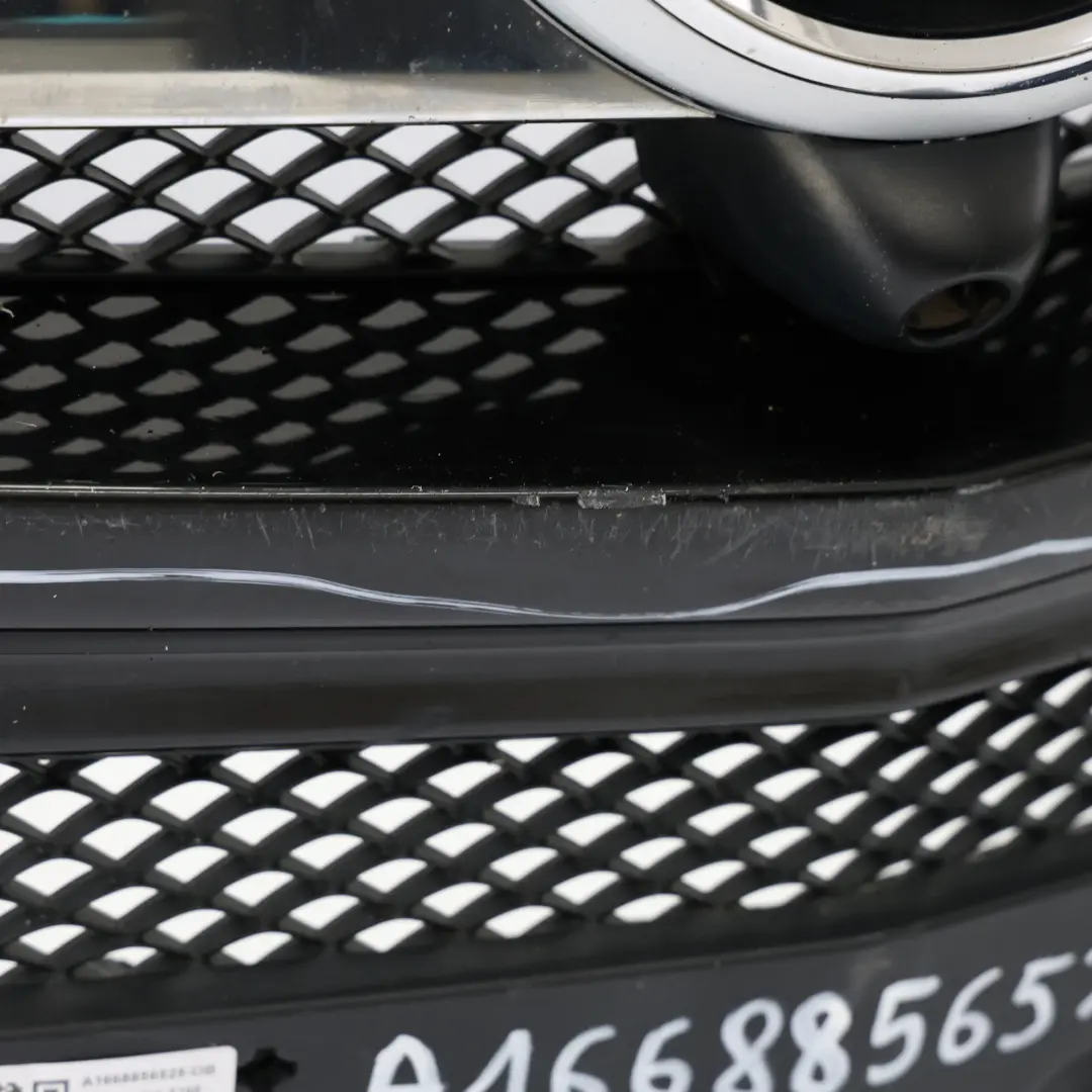 Mercedes W166 Przedni Zderzak AMG Obsidian Black Czarny Metalik - 197 - SKU A1668856525-OB - Numer Części A1668856525