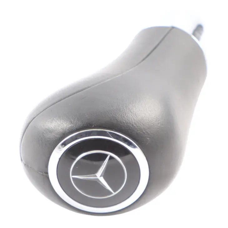 Mercedes W169 W245 Gear Shift Selector Cover Knob Lever Black Chrome Automatic
