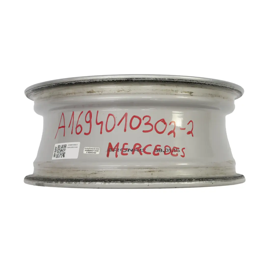Mercedes W245 Alloy Wheel Rim 16" 6J ET:46 Star Spoke - SKU A1694010302-2 - Part number A1694010302