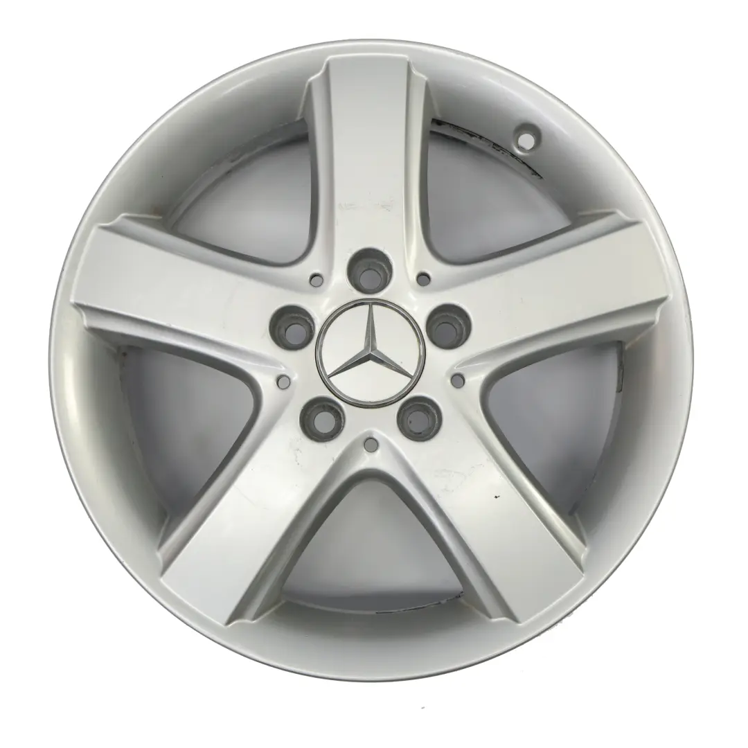 Rim Mercedes W169 W245 Alloy Wheel Rim 16" 6J ET:46 to Wheel with Part number A1694010302 Wheel Rim Mercedes W169 W245 Alloy Wheel Rim 16" 6J ET:46 - SKU A1694010302-4 - Part number A1694010302