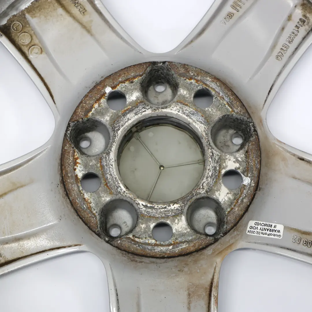 Rim Mercedes W169 W245 Alloy Wheel Rim 16" 6J ET:46 to Wheel with Part number A1694010302 Wheel Rim Mercedes W169 W245 Alloy Wheel Rim 16" 6J ET:46 - SKU A1694010302-4 - Part number A1694010302