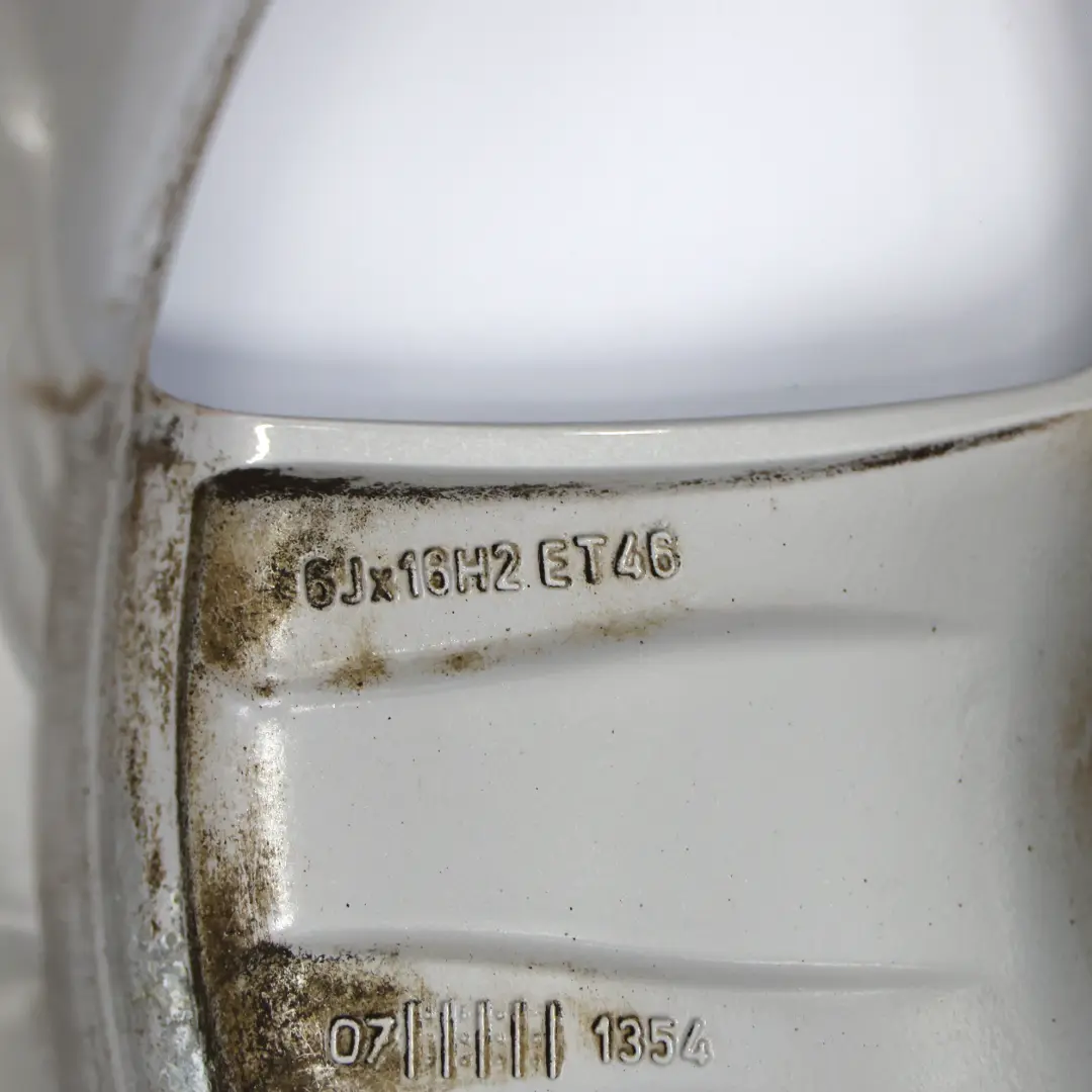 Rim Mercedes W169 W245 Alloy Wheel Rim 16" 6J ET:46 to Wheel with Part number A1694010302 Wheel Rim Mercedes W169 W245 Alloy Wheel Rim 16" 6J ET:46 - SKU A1694010302-4 - Part number A1694010302